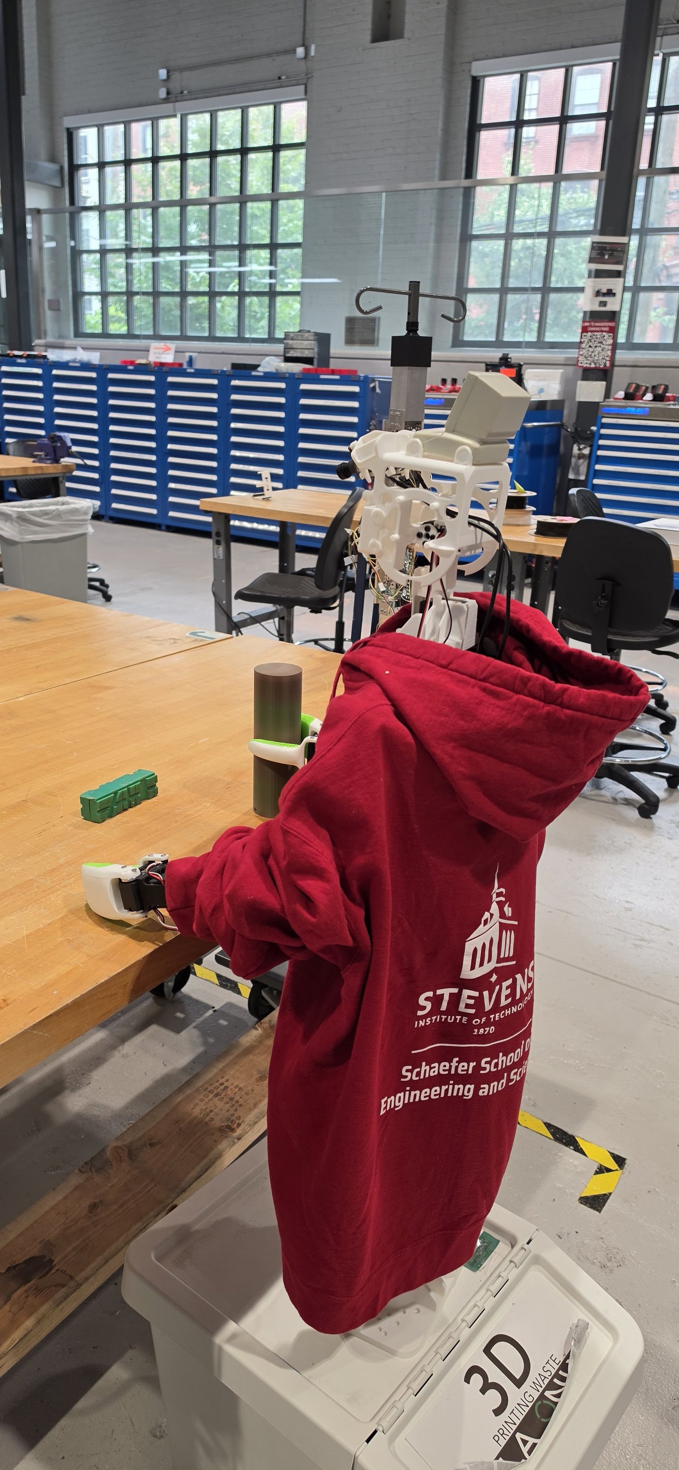 KOKO research prototype being developed in a university robotics lab.